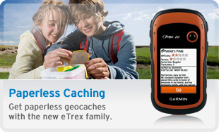 Paper free Caching with the eTrex family